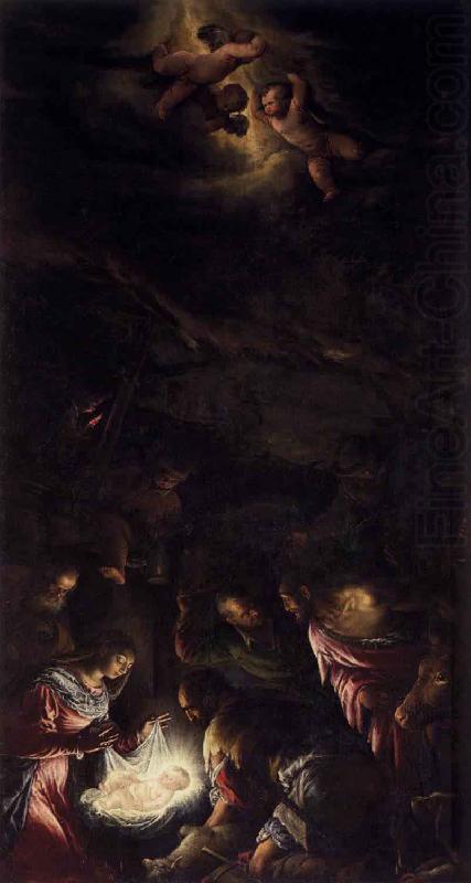 The Adoration of the Shepherds, Jacopo Bassano